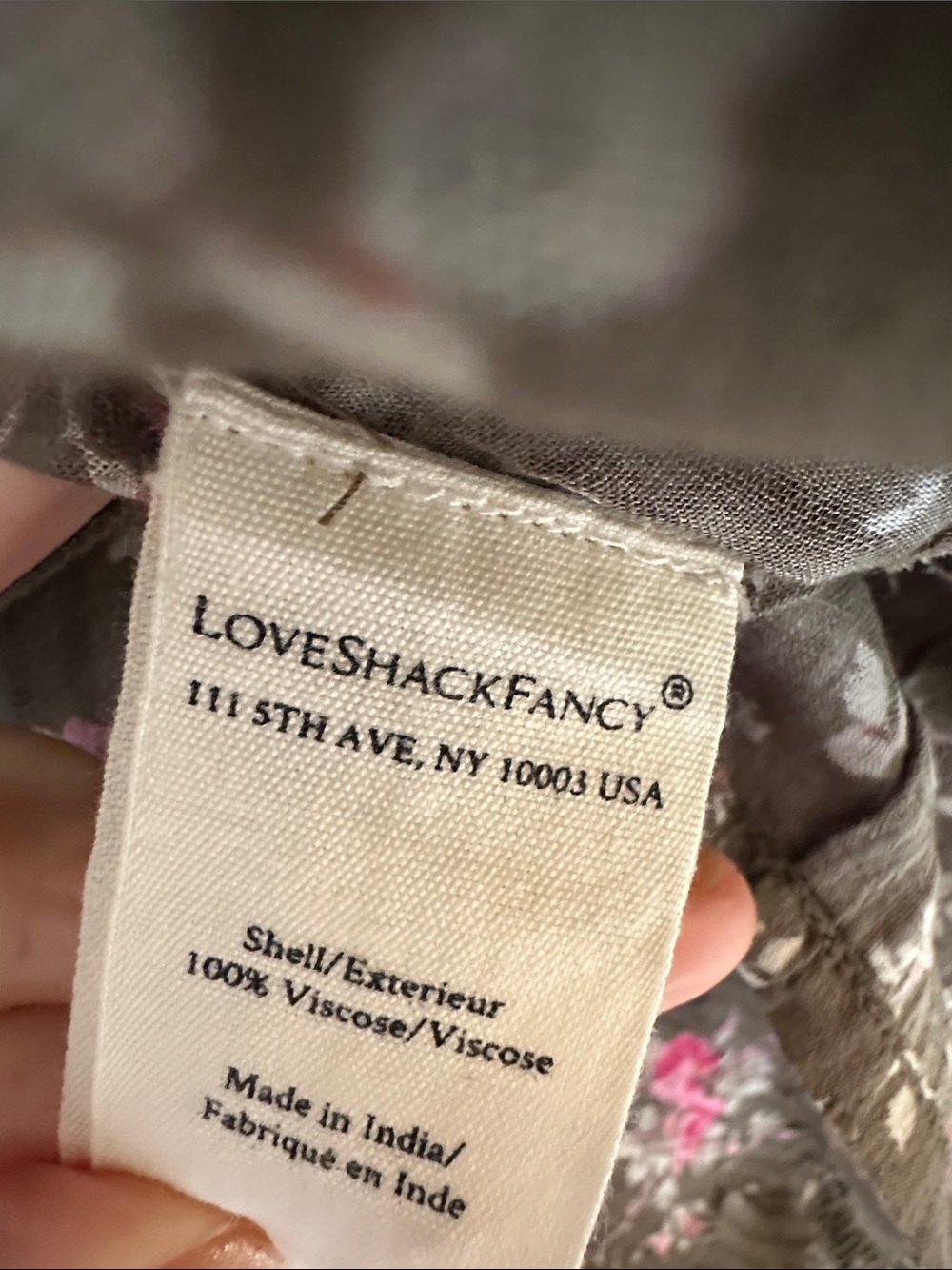 NWT- Loveshackfancy Floral Ravelle Button-Front Lace Trim Blouse- size small - Picture 8 of 8